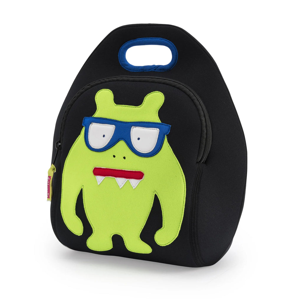 Dabbawalla Geek Monster Lunch Bag | Zipper close | Machine washable - front