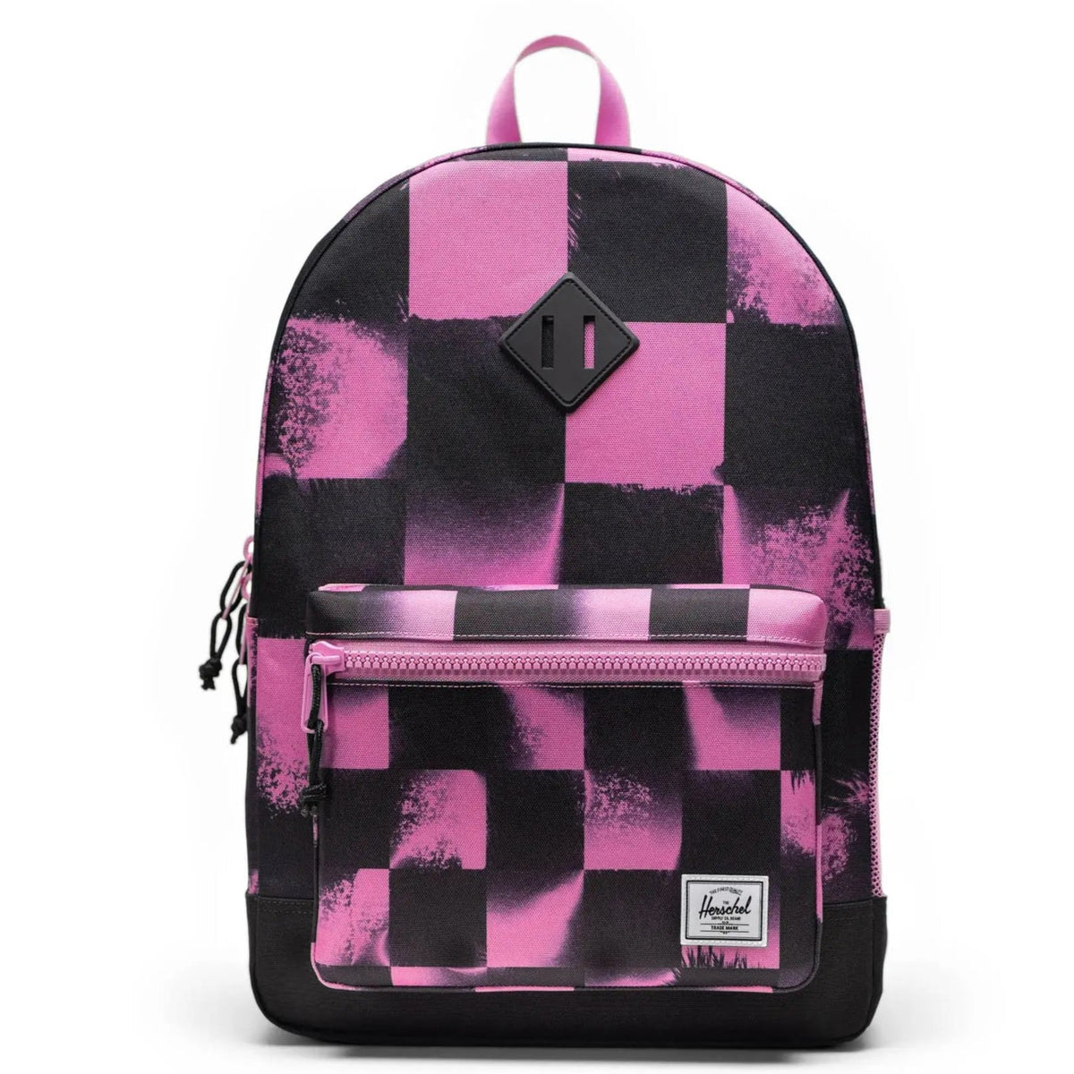 Herschel Mauve Pink Stencil Check Print Toddler/Youth Backpack, Back to School
