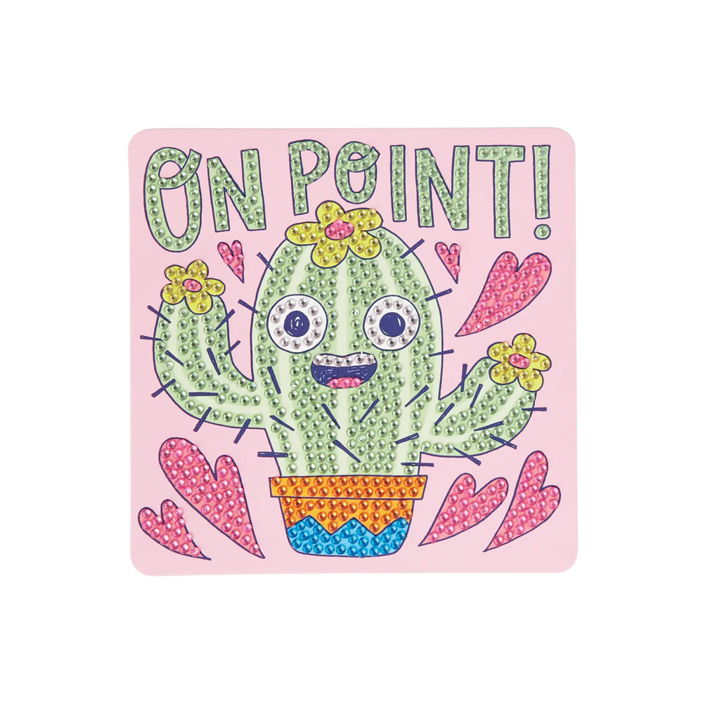 Ooly Razzle Dazzle Cactus Gem Art Kit | Ages 8 and up
