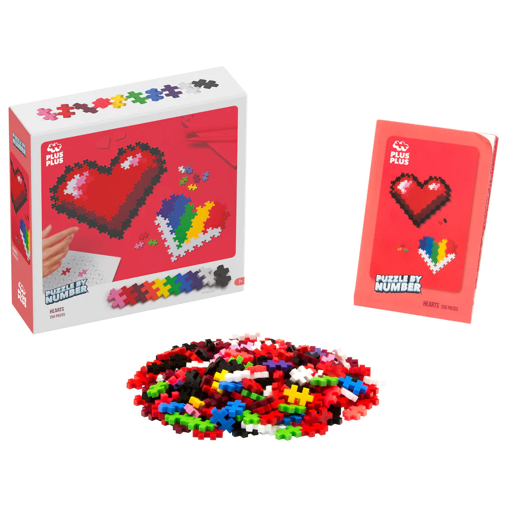 Plus Plus 250 Piece Puzzle by Number | Ages 5+ | Pattern flyer included 