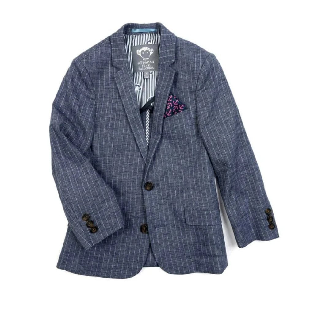 appaman pinstripe linen blend jacket