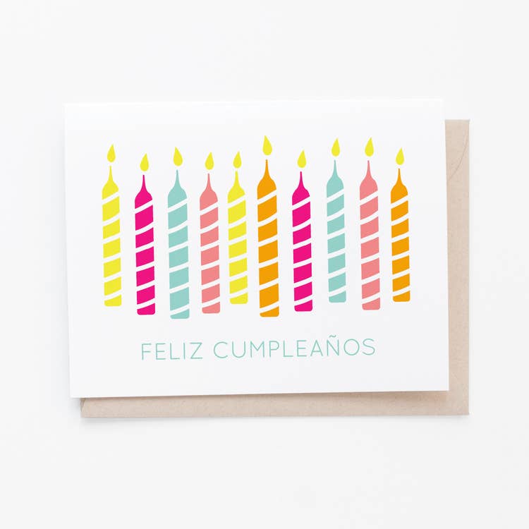 Birthday Greeting Card in Spanish