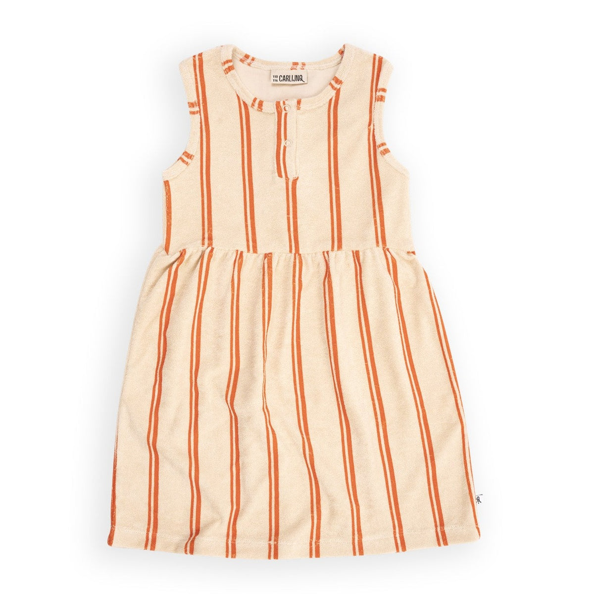 Stripes Flame Dress by Carlijnq in Organic Cotton