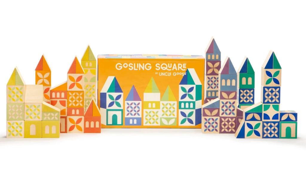 Uncle Goose Gosling Square 'Build a Village' Blocks