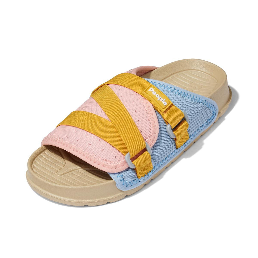 People Footwear Kids Lennon Slip-on Sandal - PinkPeople Footwear Kids Lennon Slip-on Sandal - Pink/Blue/Yellow