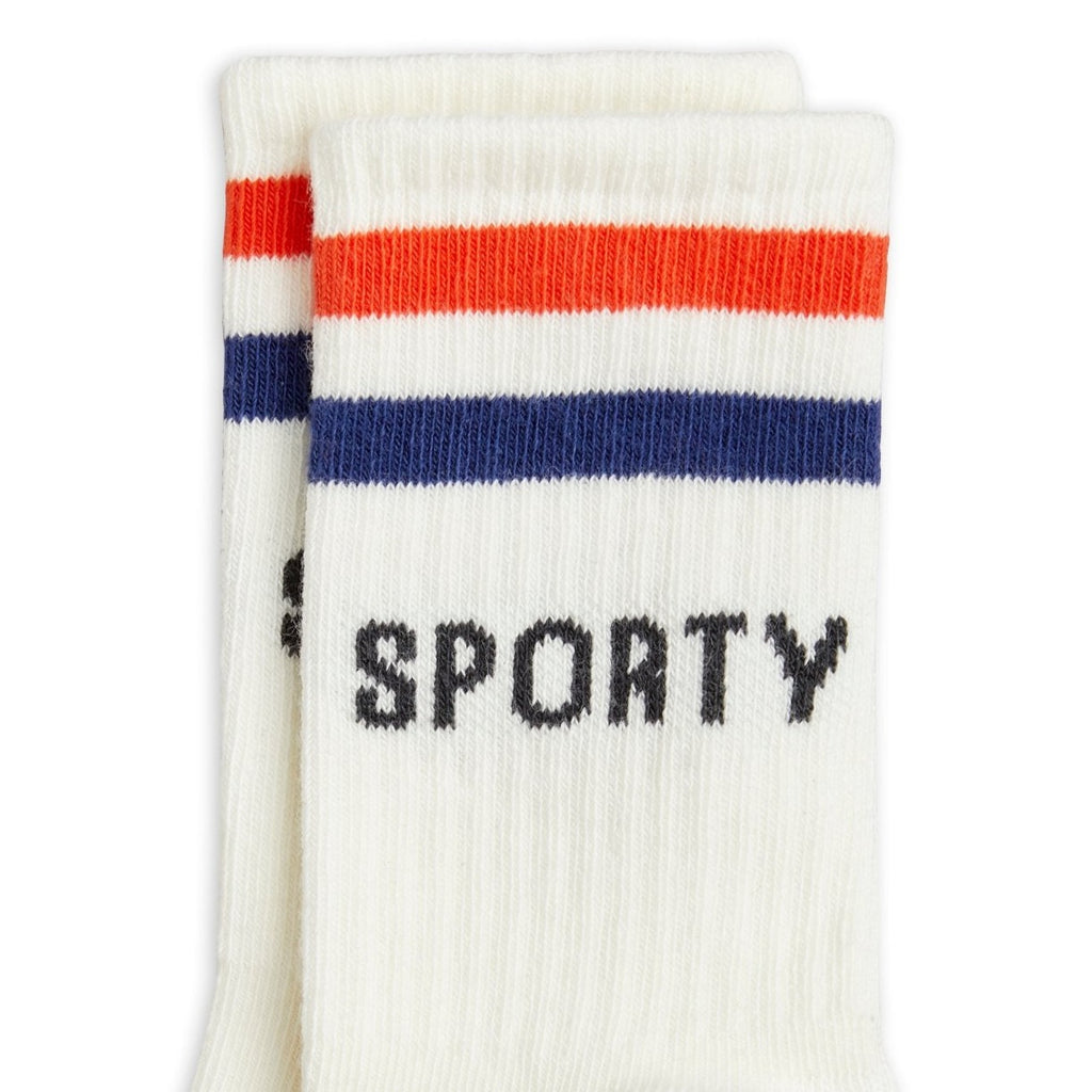 Mini Rodini 'Sporty' Sock | Organic Cotton | Sizes Newborn - 14 yrs