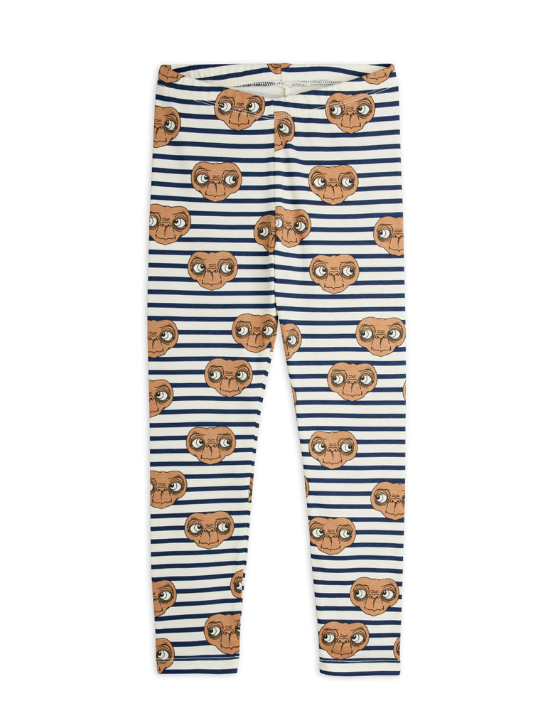 Organic cotton E.T. slim fit leggings | micro-ribbed | soft and comfortable | elastic waist | open at ankle | front of pant