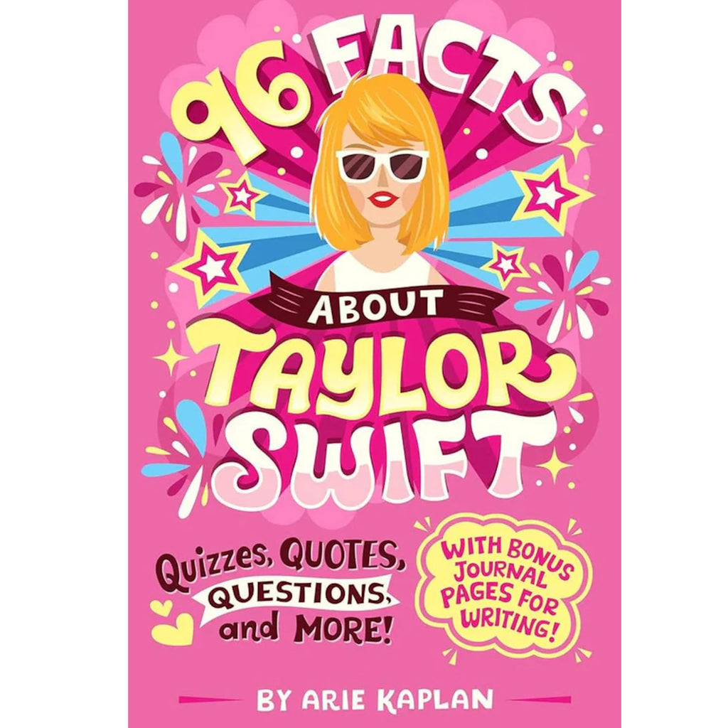 96 Facts about Taylor Swift activity book | includes quizzes, quotes, questions, journal pages and more | Ages 8-12 yr | sample page