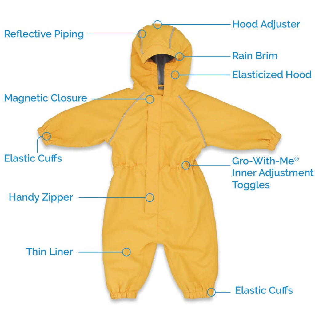 Jan & Jul Puddle Dry Rain Suit Features