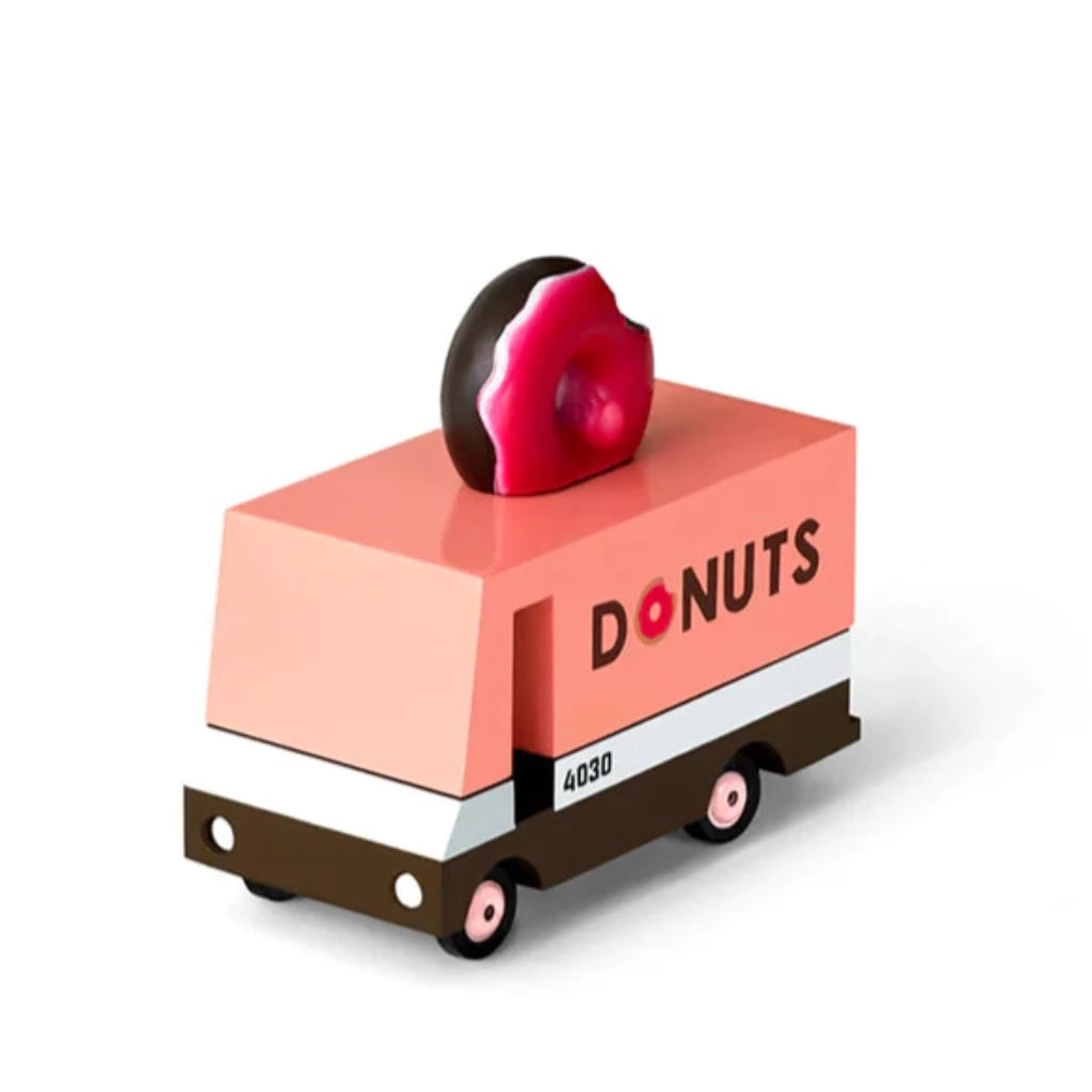 Candylab Donut Van | wooden toy | ~3" x 2" | Ages 3+ 