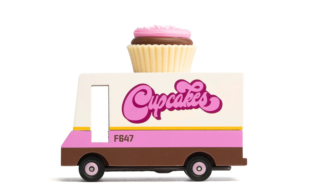 Candylab Cupcake Food Truck | wood toy | ~3" x 2" | Ages 3+ |  