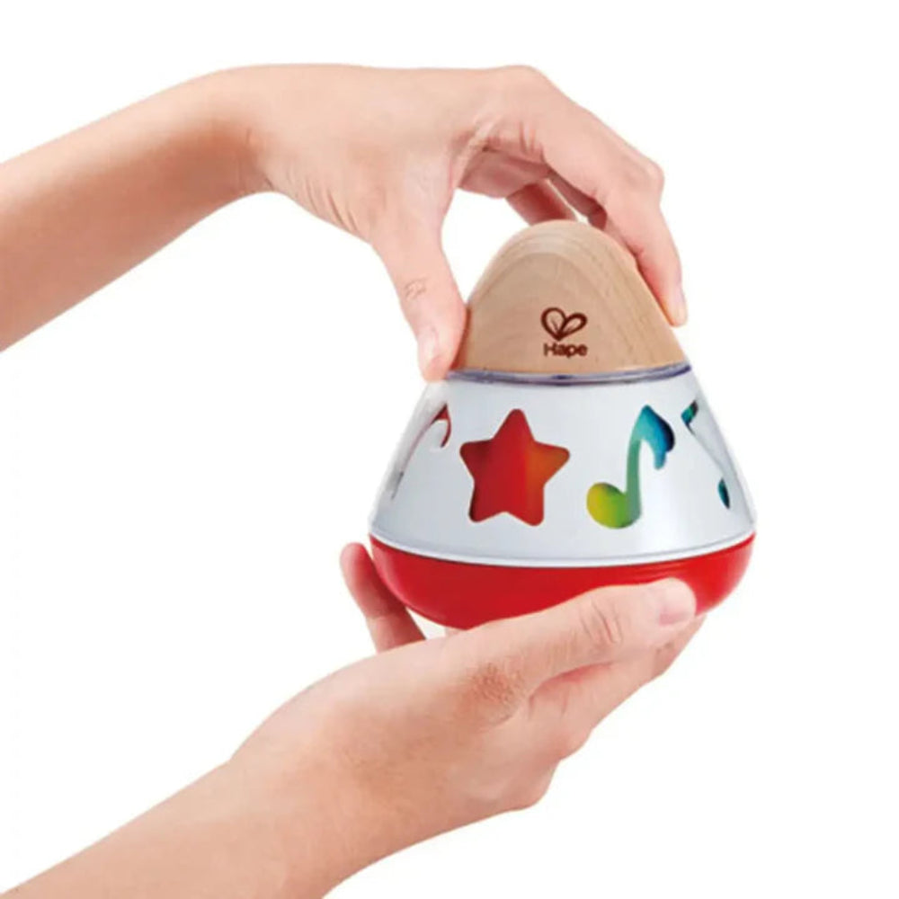 Infant Rotating Music Box | wind up toy | turn the top to wind