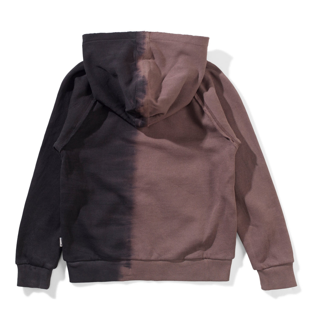 Munster Time to Ride Brown/Black hoodie | Zipup front | Banded wrists & waist | thumbholes | back