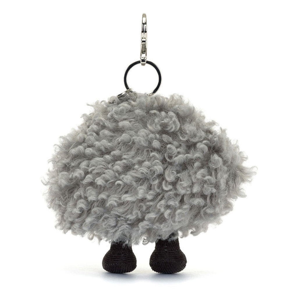 Jellycat Storm Cloud Bag charm | back