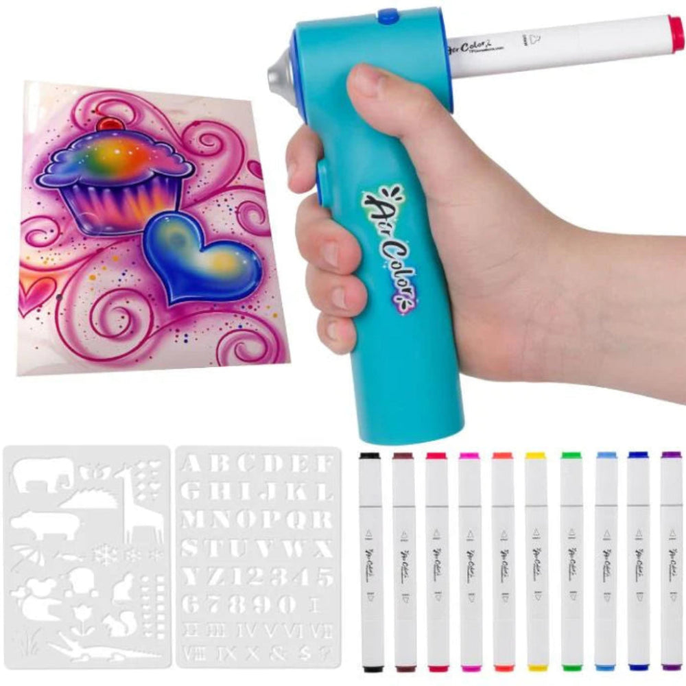 Air Color Airbrush Kit for kids 6 years and up