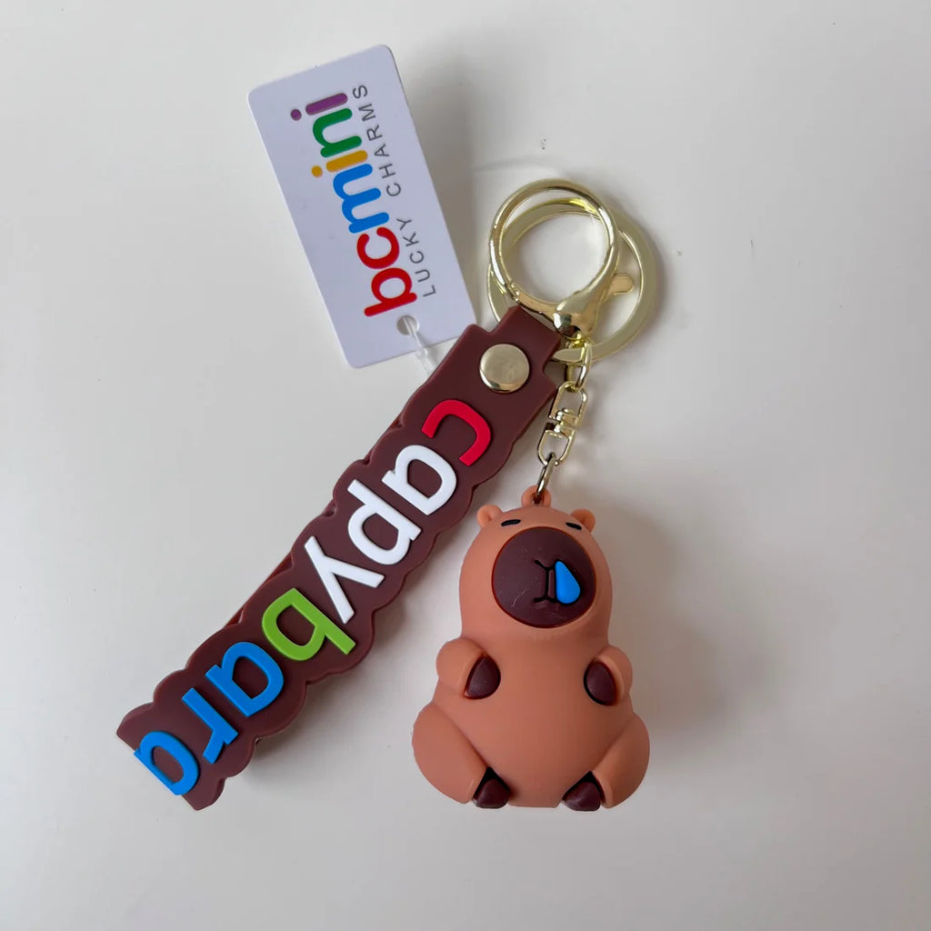 6 unique styles of capybara keychains/ bag charms | sick Capy