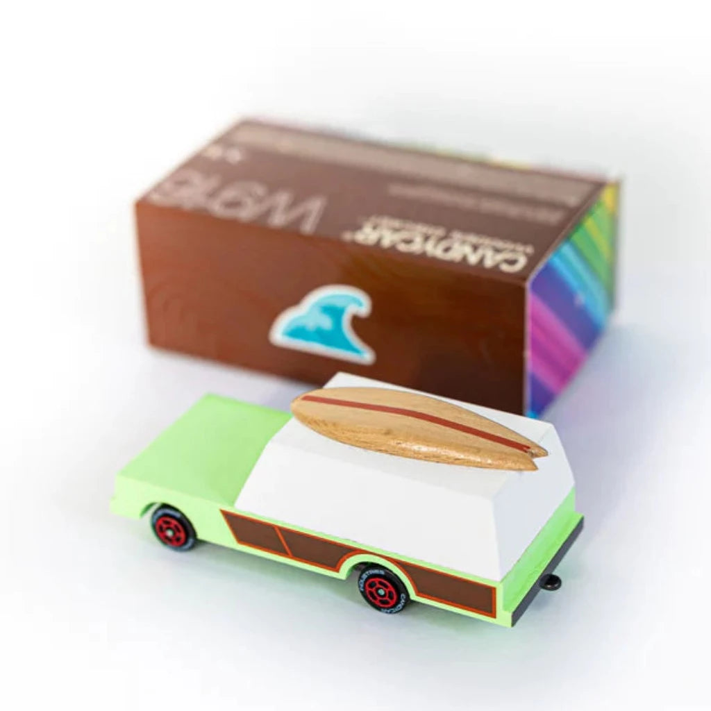 Candylab Surf Wagon | Made with Beechwood | ~3.5" x 2" | Ages 3+