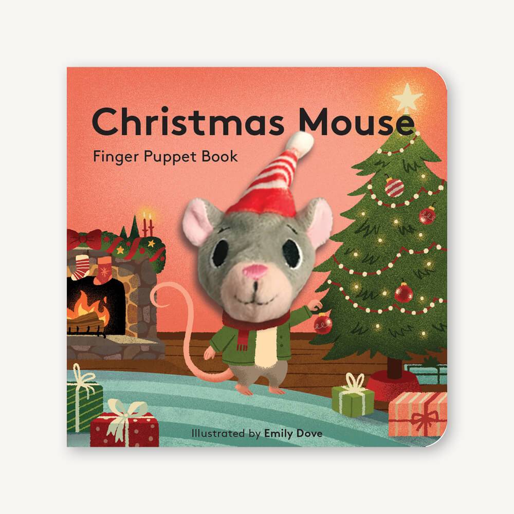 Christmas Mouse Finger Puppet Board Book  | for 0-3 yrs