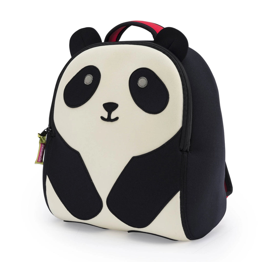 Washable Panda Bear Pre-school / Early Elementary Backpack | 3 inside pockets - front view