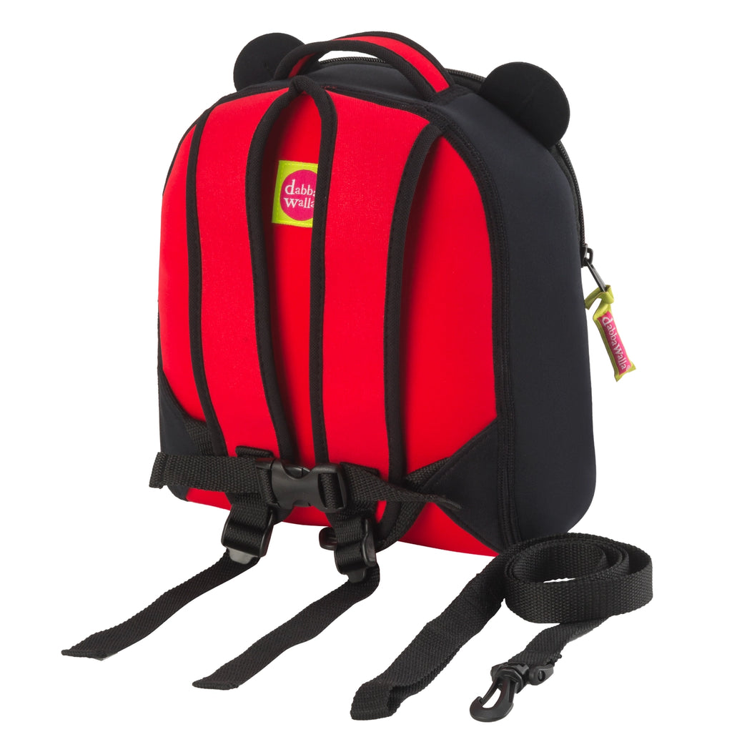 Dabbawalla Harness Backpack with Tether for Ages 1-3 | inslide pockets - back