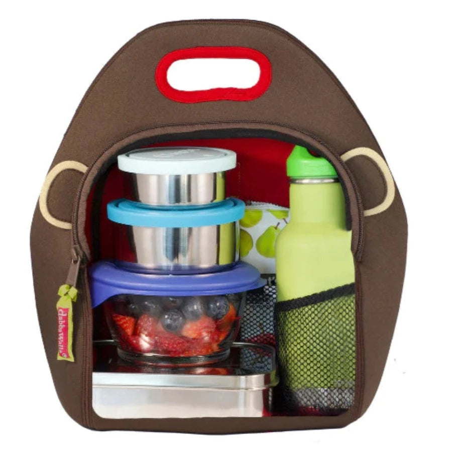 Dabbawalla Preschool Miss Kitty Lunch Bag | Zipper close | Machine washable - inside