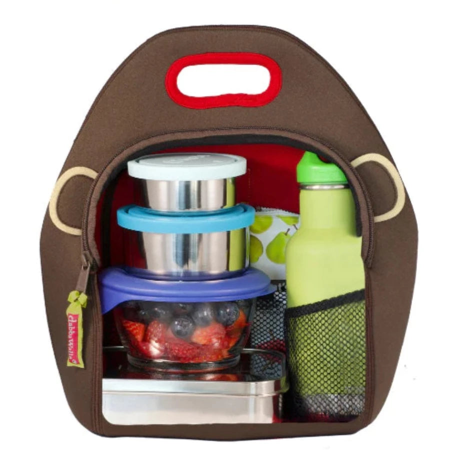 Dabbawalla Geek Monster Lunch Bag | Zipper close | Machine washable - inside