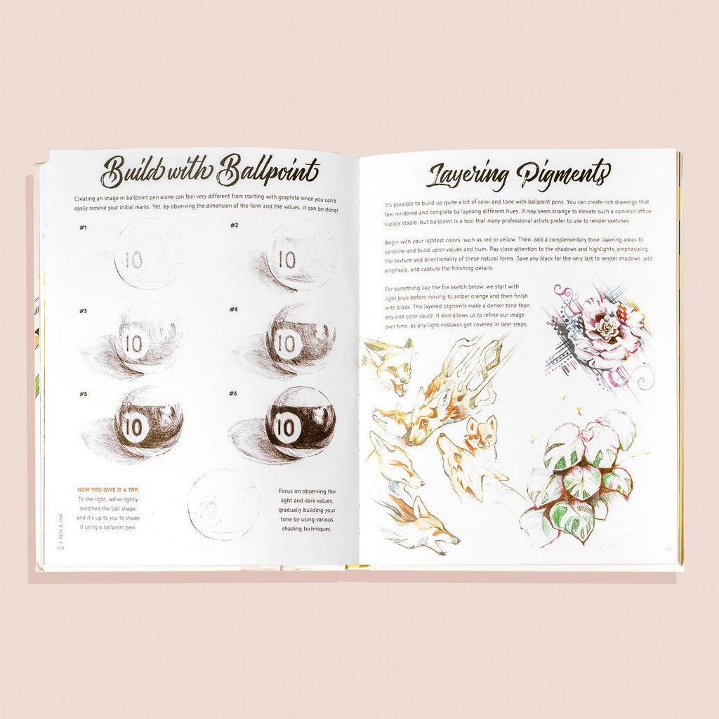 Artists Drawing Book | Learn how to Draw, Sketch, Shade and more | Easy lessons & practice pages | For all Ages | over 200 pages | for beginners to experienced | 9"x11"