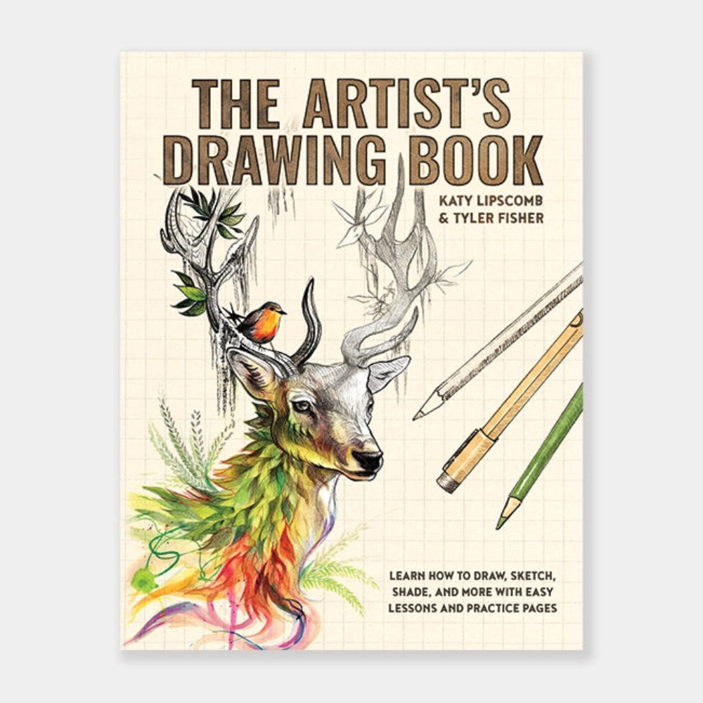 Artists Drawing Book | Learn how to Draw, Sketch, Shade and more | Easy lessons & practice pages | For all Ages | over 200 pages | for beginners to experienced | 9"x11"