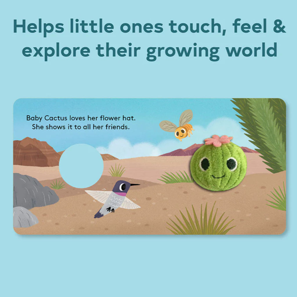 Cactus finger puppet board book, 0 to 3 years, 12 pages, 4"x4"