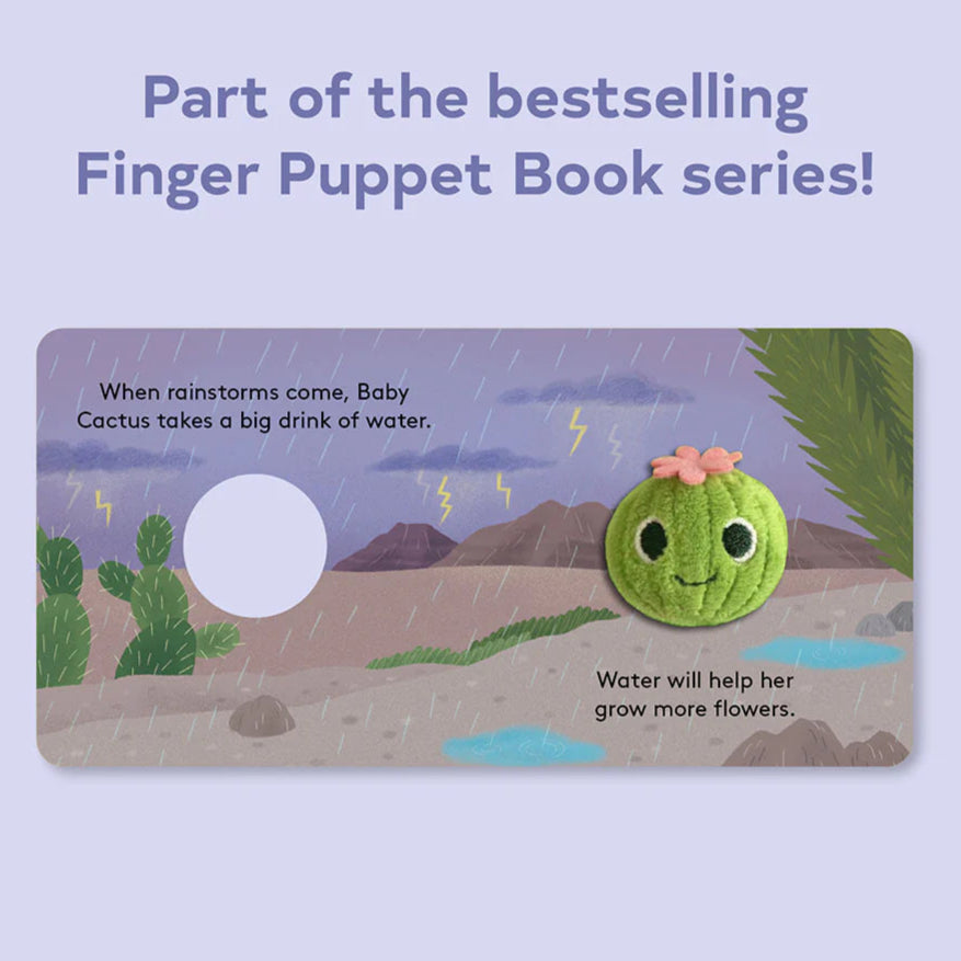 Cactus finger puppet board book, 0 to 3 years, 12 pages, 4"x4"