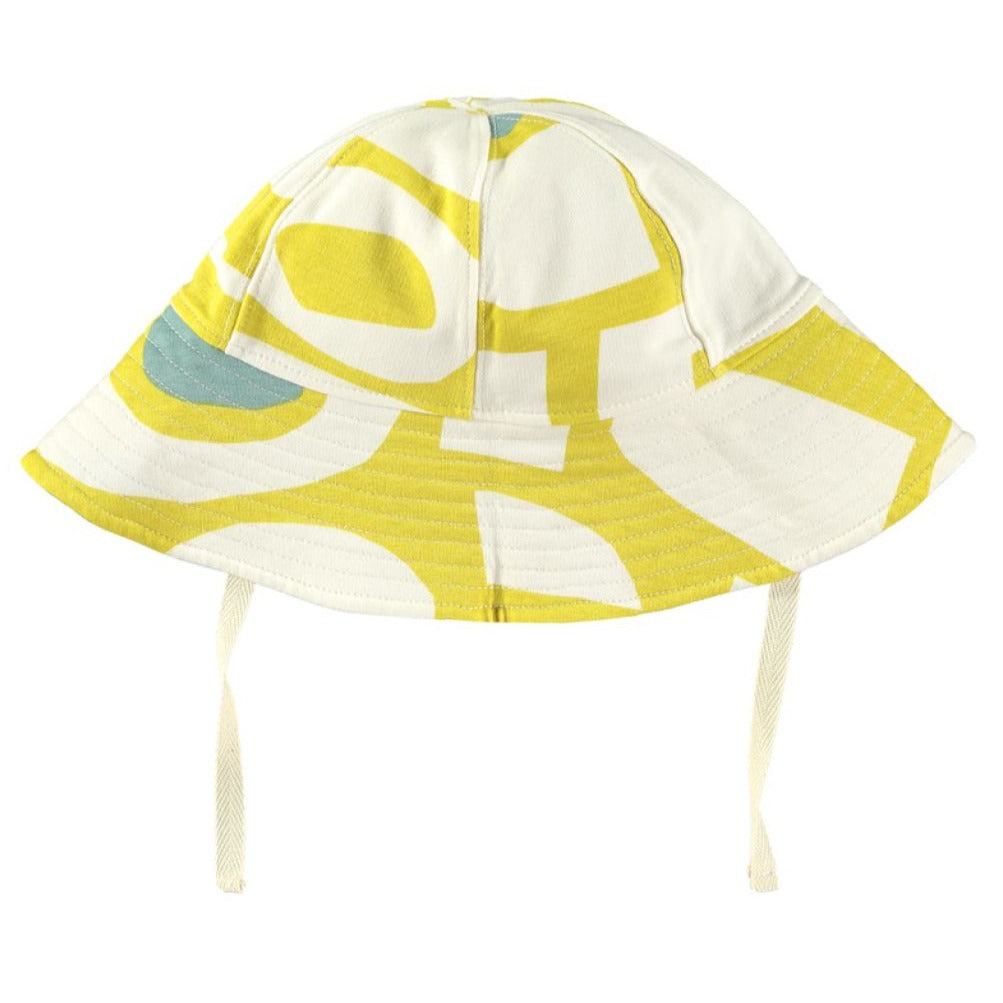 summer infant hat Babyclic Geometric Print Yellow Summer Hat XL (6-10Y)