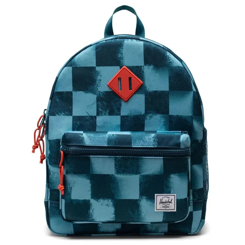 Herschel Heritage Toddler Backpack 15L Checkered Blue on Blue Black Wagon Kids