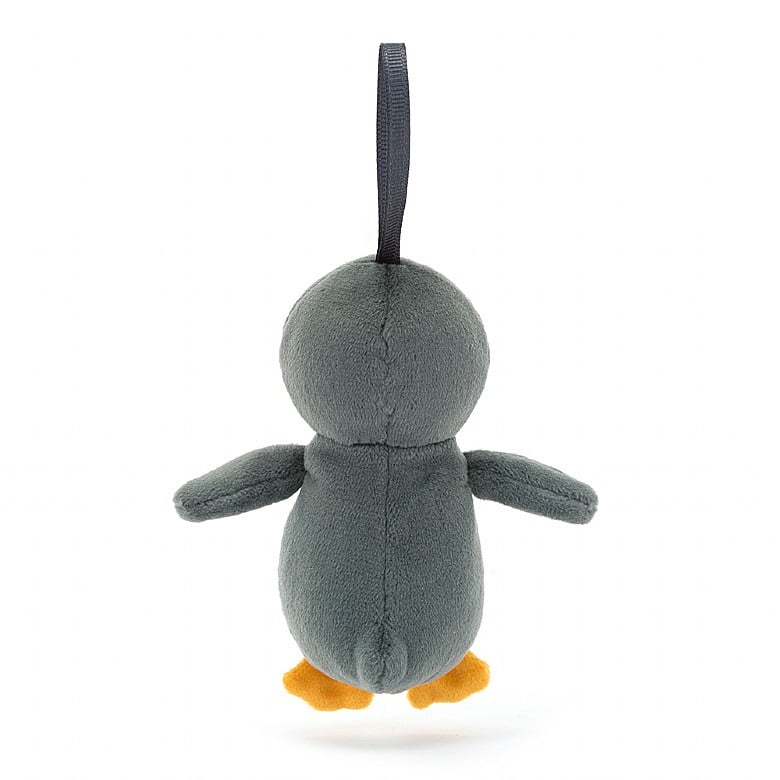 Jellycat Stuffed Ornament | Penguin | 4" tall | Soft and Squishy - back