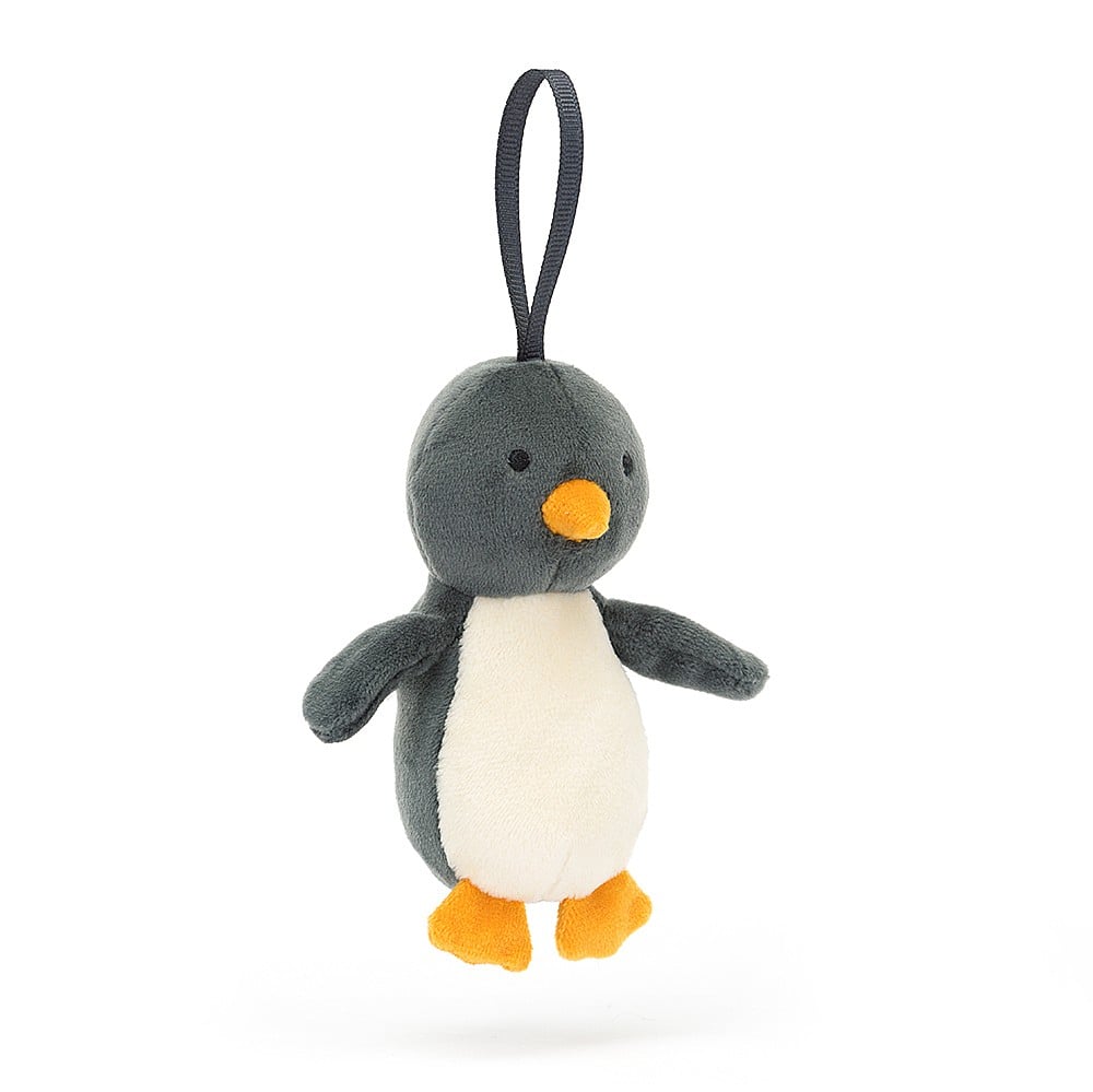 Jellycat Stuffed Ornament | Penguin | 4" tall | Soft and Squishy