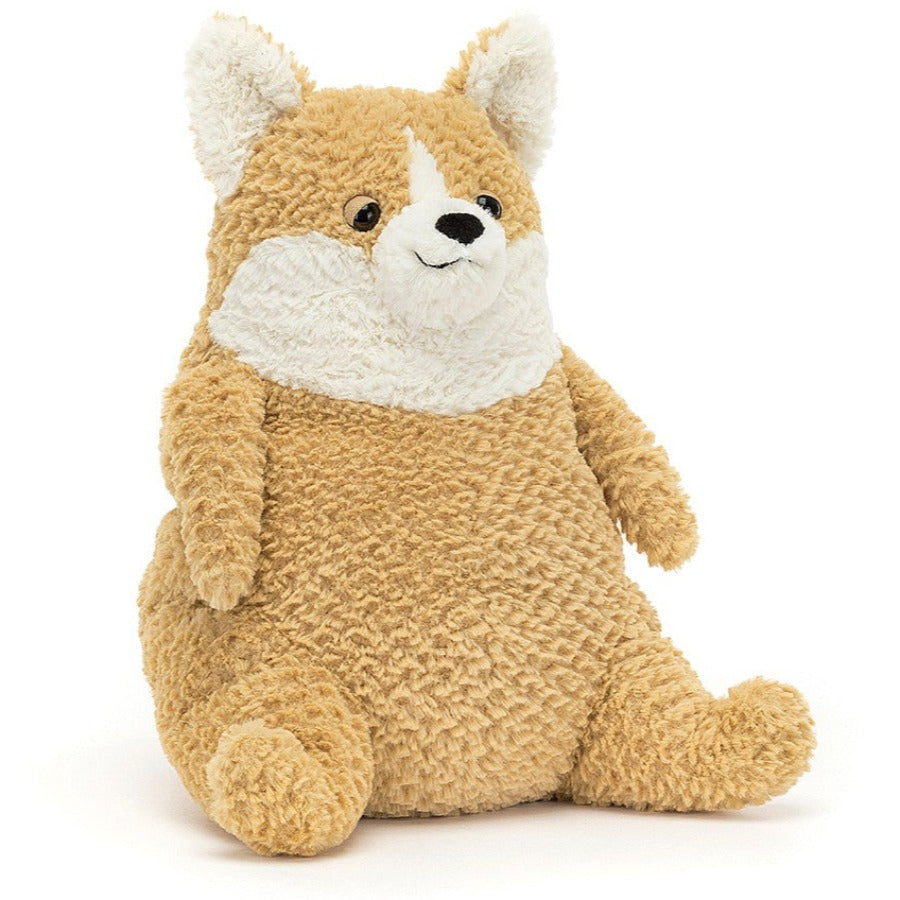 Amore Corgi Stuffed Animal from Jellycat | 10" high | For all Ages | Super Soft and Fluffy
