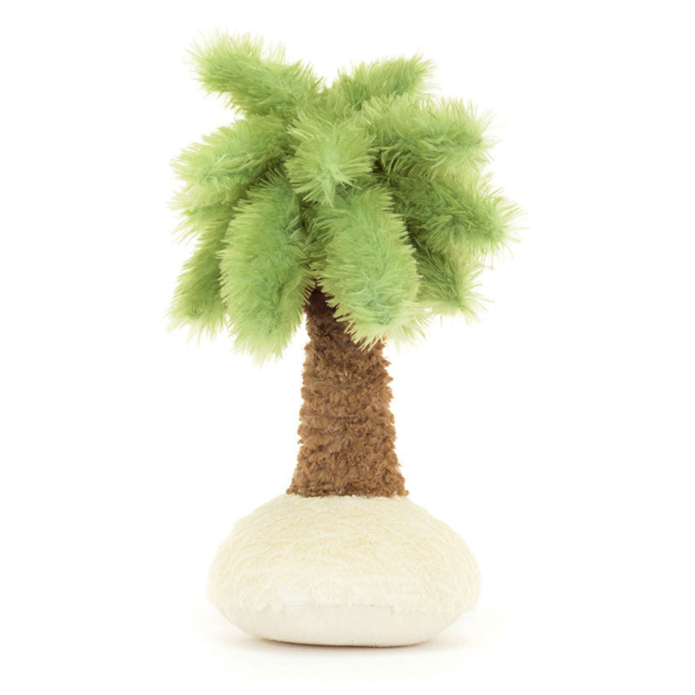 jellycat Pammie Palm Tree | sits 12" high | hard eyes | 2 yrs and up | washable | back view