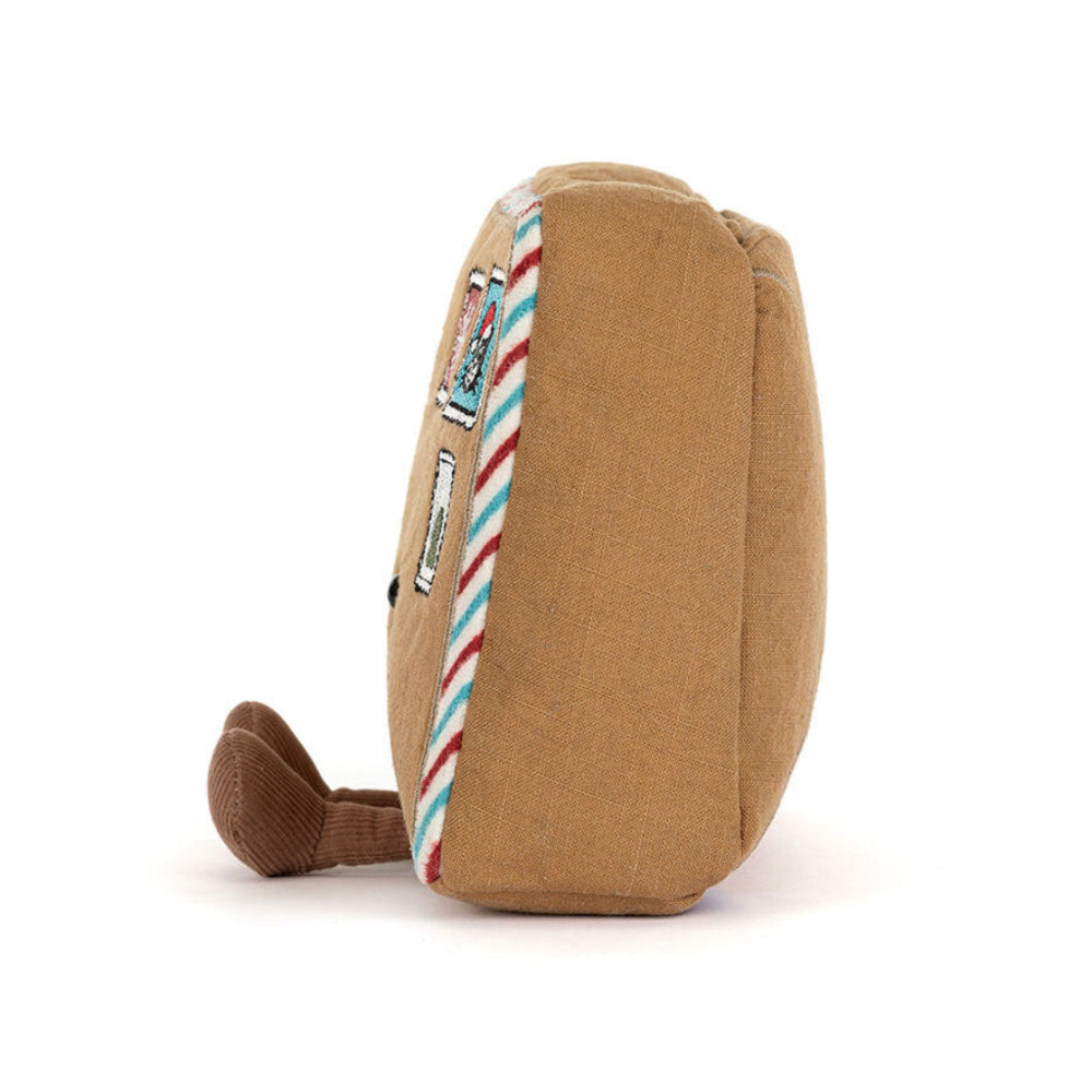 Jellycat Letter to Santa | insert your letter for pickup! | sITS 4" high | stuffed | babysafe | side view