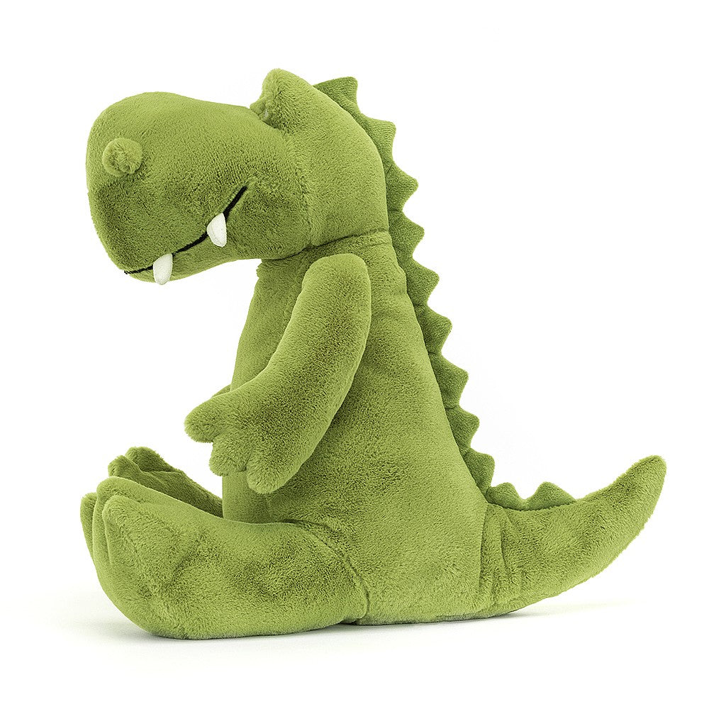 Jellycat Bryno Dino | 12" Tall! | Super Soft and Cuddly | Ages 2 and up - side view