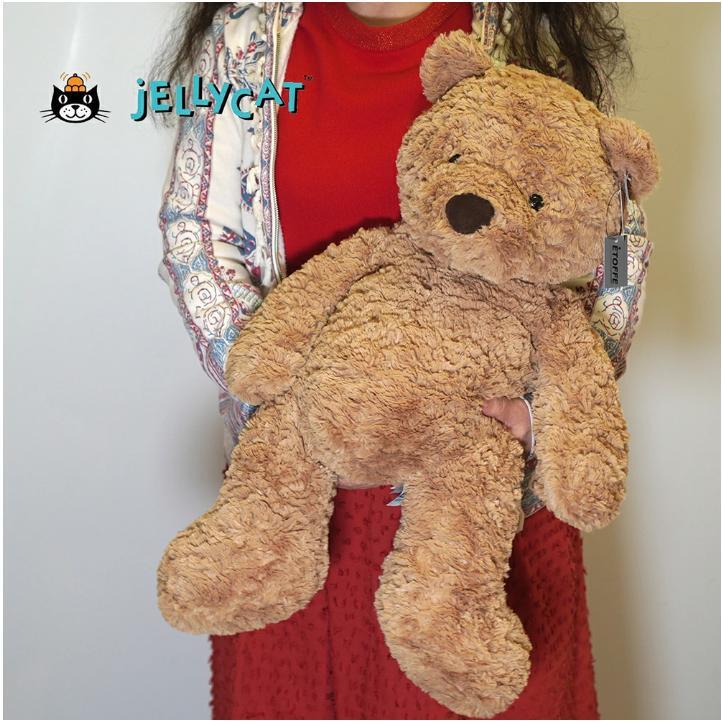 Huge Cuddly Bumbly Bear by Jellycat | 23" high x 9" deep | Super soft & cuddly