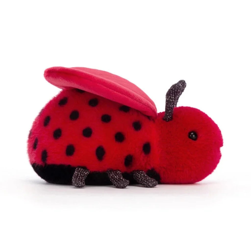 Loulou Love Bug Stuffed Toy | 4" x 5" | side 