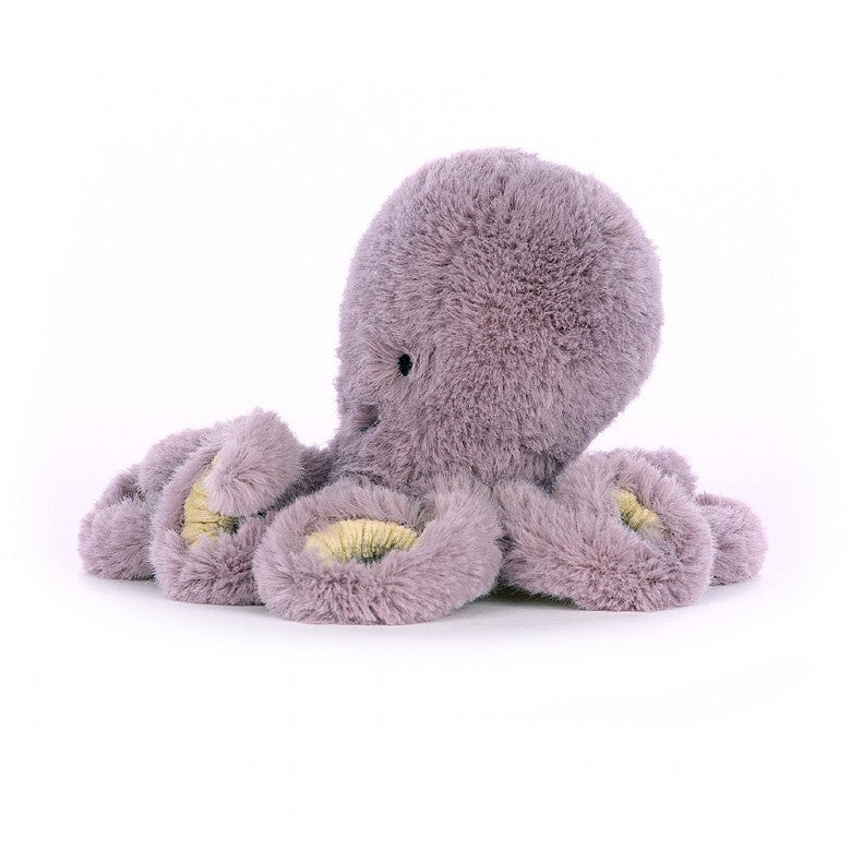 Maya Octopus by Jellycat | 6"x3" | Side View