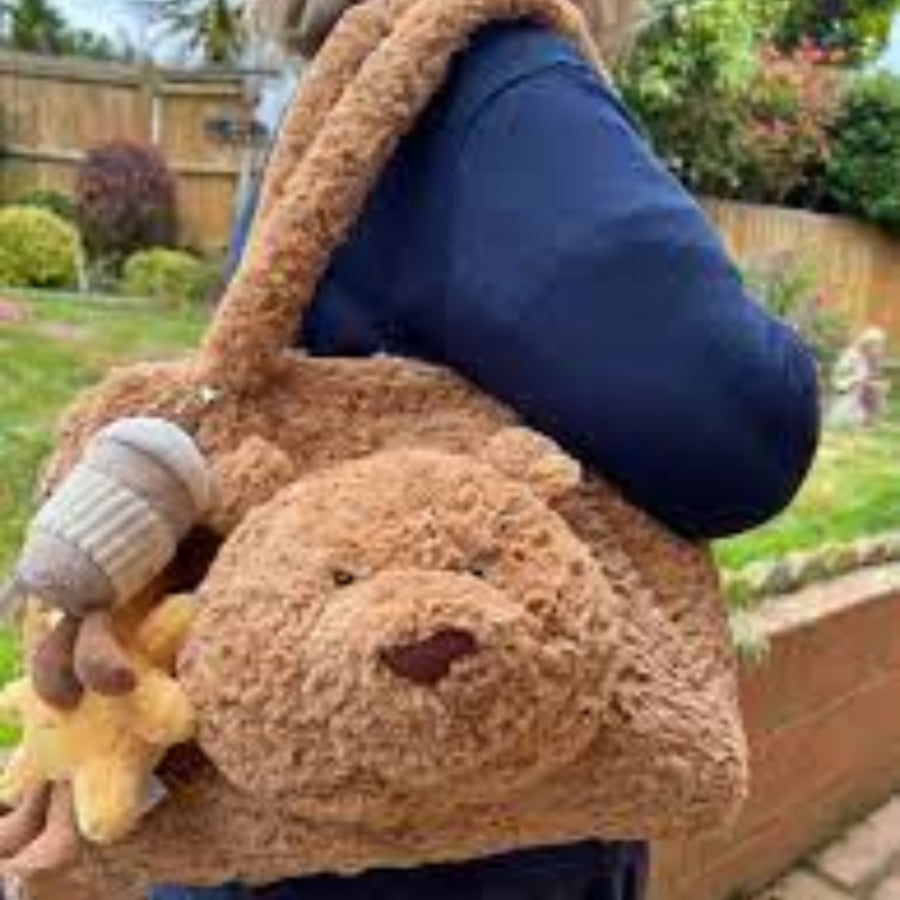 Jellycat Tote Bag | 9" x 14" with 23" strap | for ages 3 and up 