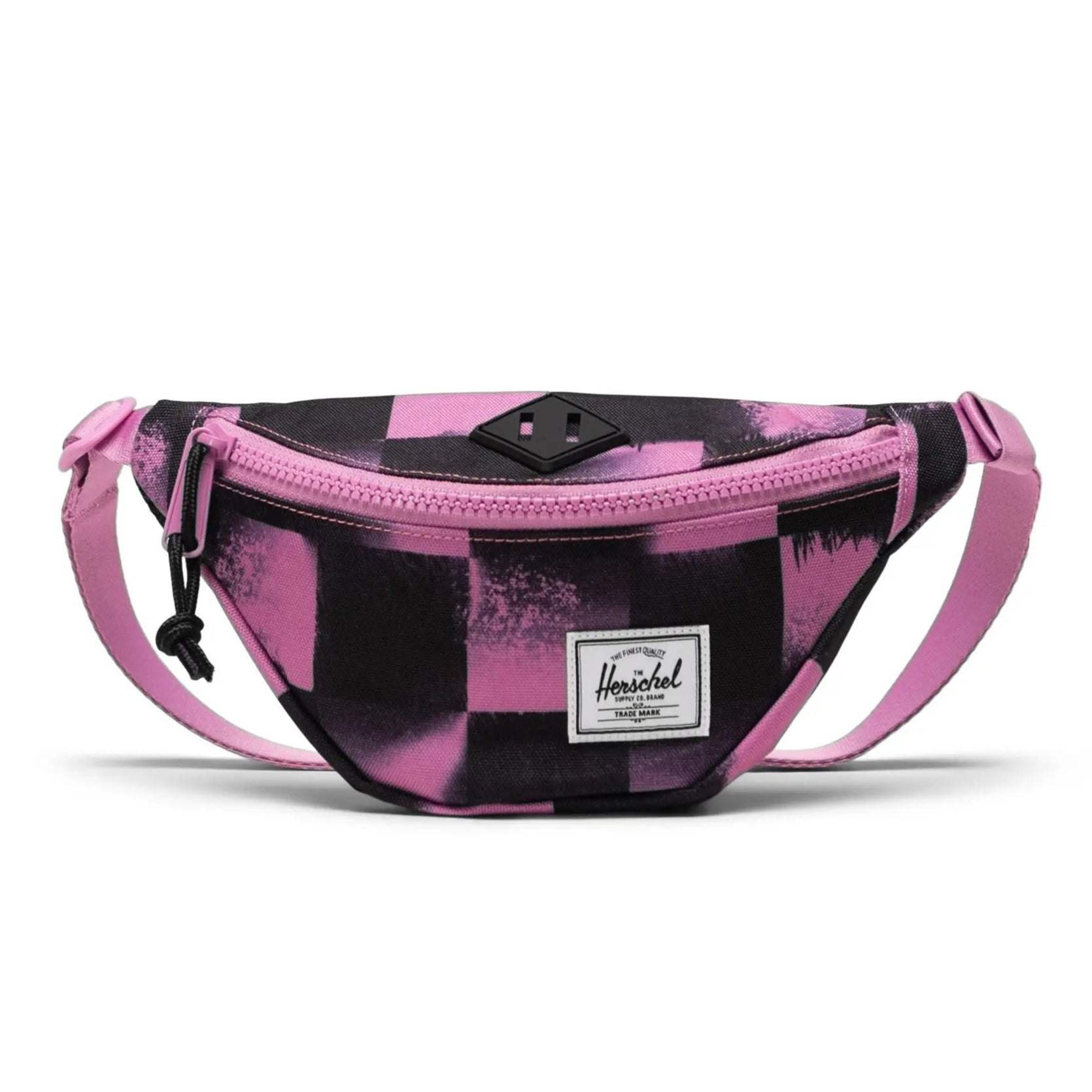 Pink Check Kids Fanny Pack Bum Bag Hip Pack for Kids – Black Wagon
