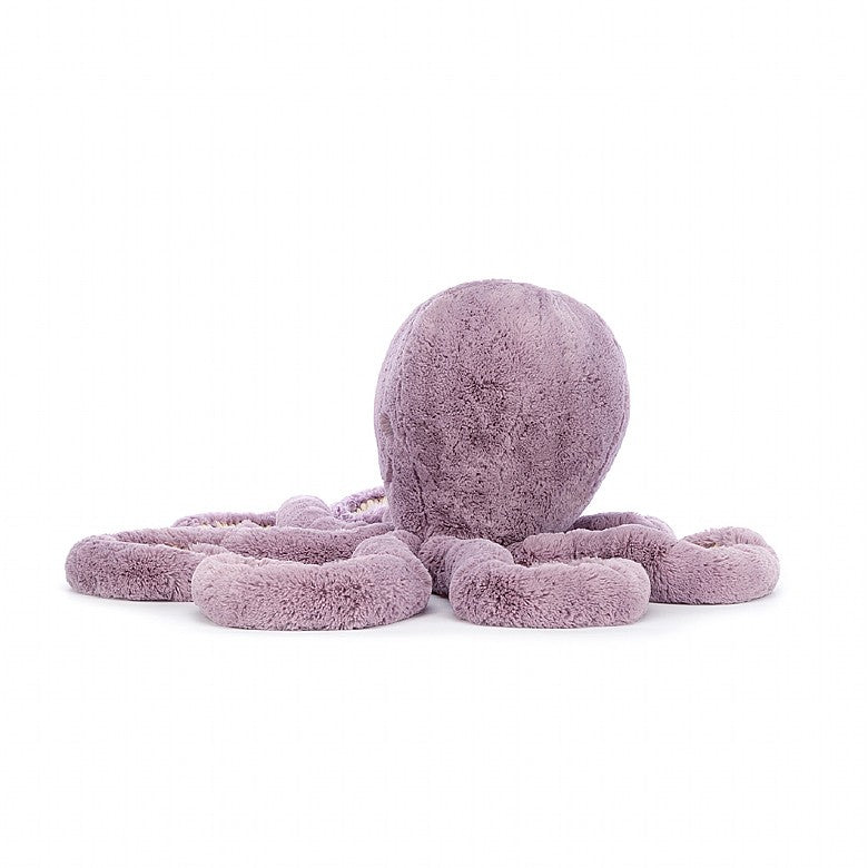 Maya the Lavender Octopus Stuffie | 19" long | Super Soft and Cuddly - side view