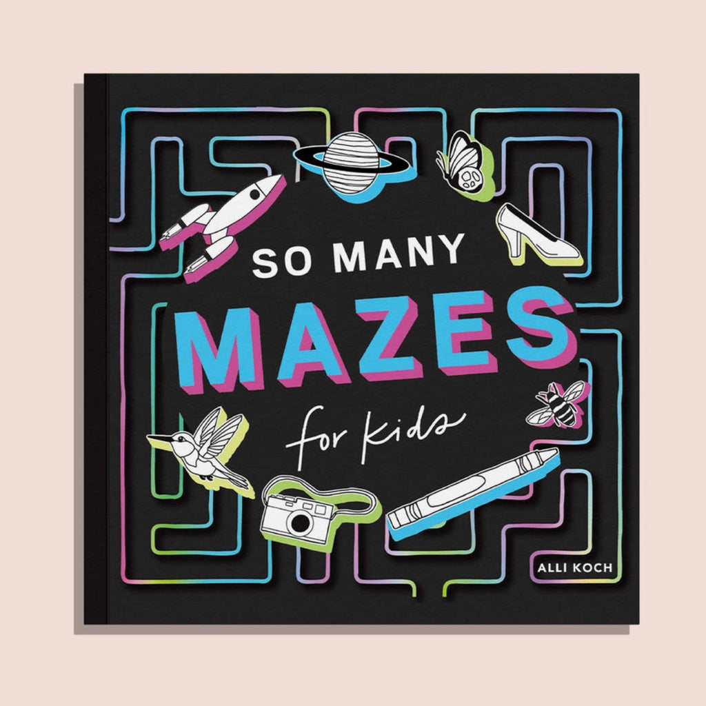 Over 100 mazes for kids to do | ages 4-8 years | 9"x 9" book | 120 pages | great for creativity and critical thinking