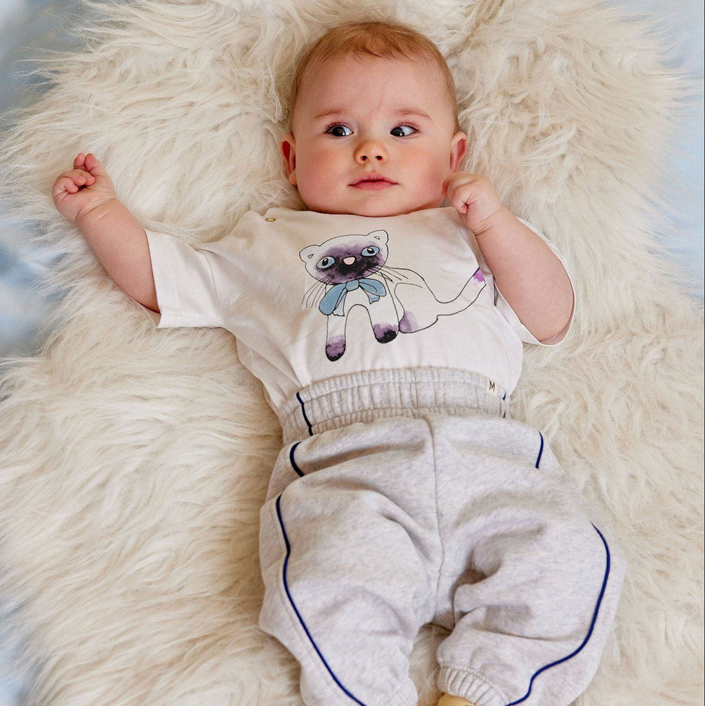 organic cotton drop shoulder tee | super soft | generaous fit | infant to 9 yr size | infant model