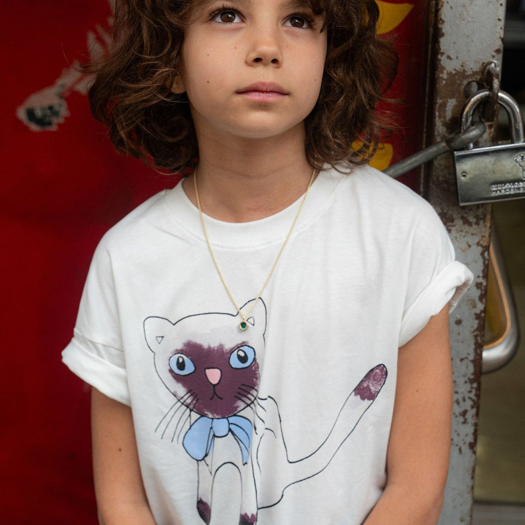 organic cotton drop shoulder tee | super soft | generaous fit | infant to 9 yr size | child modeled