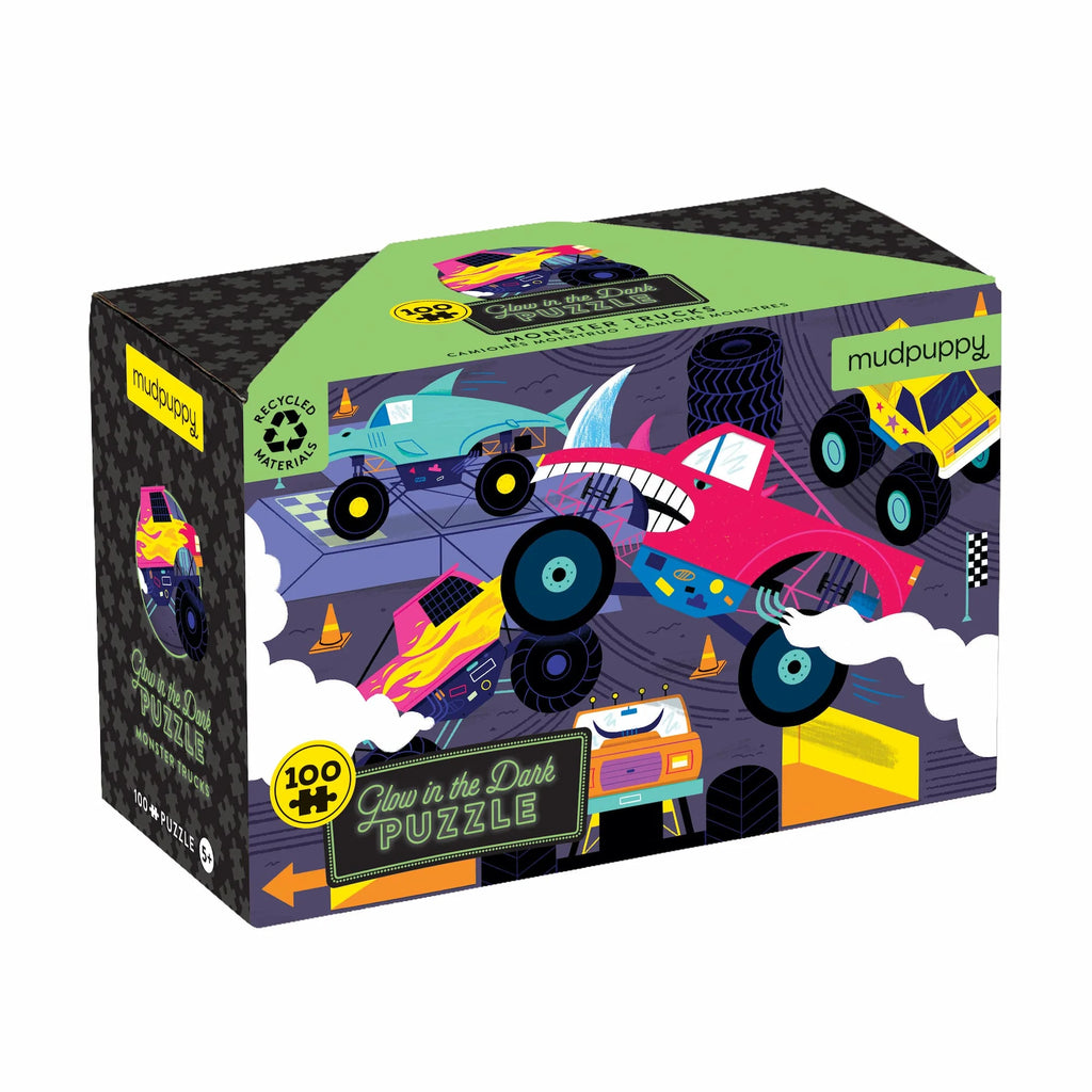 Monster Trucks glow-in-the-dark Puzzle | 100 piece | Ages 5 and up