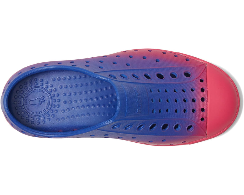 Native Radberry Ombre Summer Water Shoe | Great for Beach/Playground | Durable | Kids Love!  - Above View