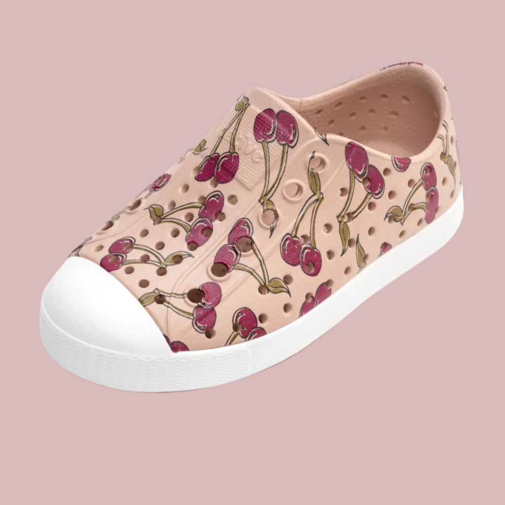 Native All Over Cherry Print Kids Shoe | Jefferson style